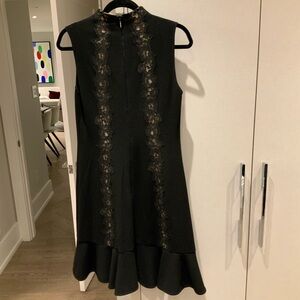 Black Rebecca Taylor cocktail dress
